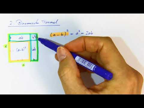 2. Binomische Formel einfach erklärt (bildlich und rechnerisch)