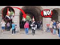 Unbelievable Behaviour! This Stupid Idiot Tourist Walks And Copies King’s Guard…So DISRESPECTFUL! 😡