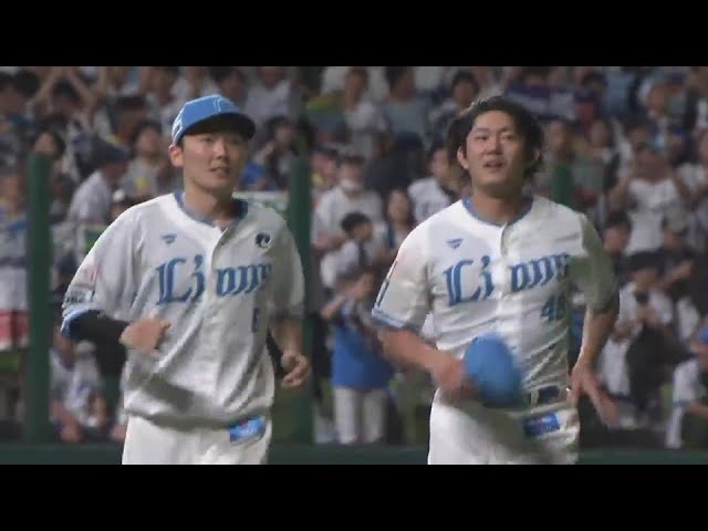 ライオンズ・源田壮亮選手・今井達也投手ヒーローインタビュー 9月15日 埼玉西武ライオンズ 対 千葉ロッテマリーンズ