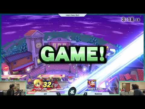 [dB June Monthly — 6/16/18] LFinals: yeti (Toon Link) vs. NameLess (Diddy Kong)