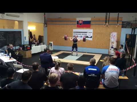 POLÁČEK Peter (1994), 1. pokus v nadhozu 168 kg