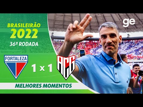 Gols e lances de Fortaleza x Atlético-GO