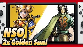 Golden Sun 1 & 2 Coming to Switch Online Jan 17th!