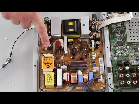 Samsung TV With Black Blank Screen without backlights Samsung LCD TV Troubleshooting Help