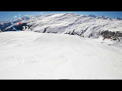 Flims Laax - Piste 44 - Crap Masegn nach Lavadinas