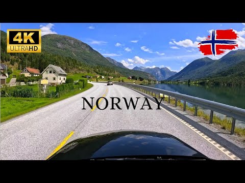 4K Scenic drive from Stryn to Geiranger(Norway) Pt1