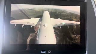 SAS A350 landing in Copenhagen tail view