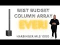 Harbinger MLS 1000 Personal Line Array Unboxing And Review Best Budget DJ Speaker Ever