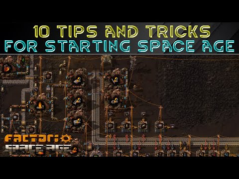 10 TIPS For A Good Start Into FACTORIO SPACE AGE - Guide