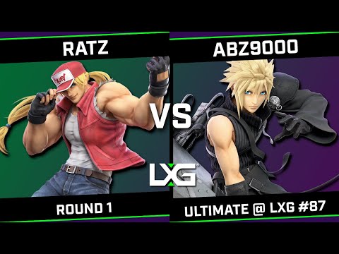 Ratz (Terry/Mii Gunner) vs ABZ9000 (Cloud/K.Rool) - Smash Ultimate @ LXG 87