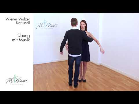 Wiener Walzer Figur: Karussell - gezählt und gezeigt zum Mitüben mit Ein- und Ausstieg (mit Musik)