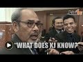 Tajuddin: Why do you keep interviewing KJ, he's young, what does he know?
