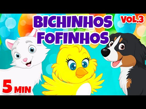 Bichinhos Fofinhos Vol. 3 - Giramille 5 min | Desenho Animado Musical