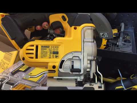 Akumuliatorinis siaurapjūklis DeWalt DCS331N be akumuliatoriaus ir kroviklio video