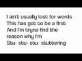 Jazmine Sullivan - Stuttering LYRICS