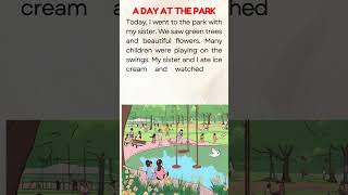 English Reading Practice for Beginners A1| Graded Reader | Level 1| A Day At The Park