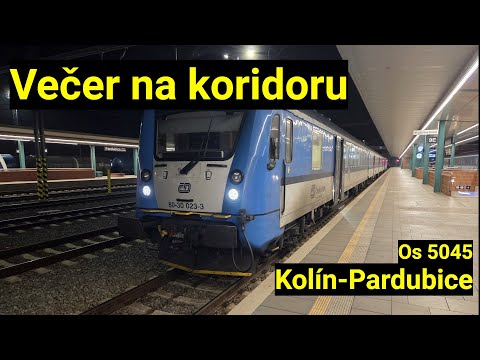 Cabview #26 / Kolín-Pardubice / Os 5045 / strojvedouci.com (4K)