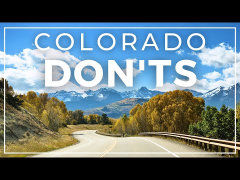 11 Things NOT to Do When Driving in Colorado