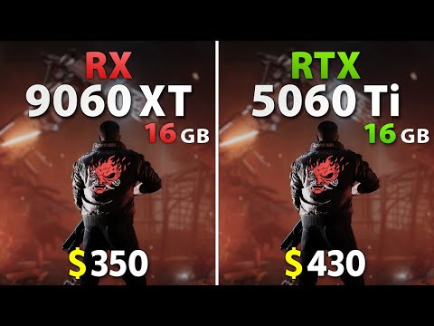 RX 9060 XT vs 5060 Ti - Test in 21 Games | 1440p