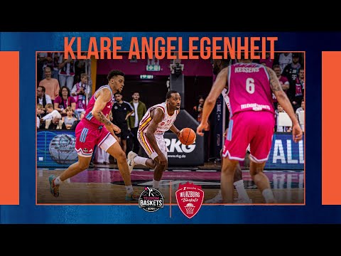 Highlights: Telekom Baskets Bonn - Fitness First Würzburg Baskets | easyCredit BBL | Dyn Basketball