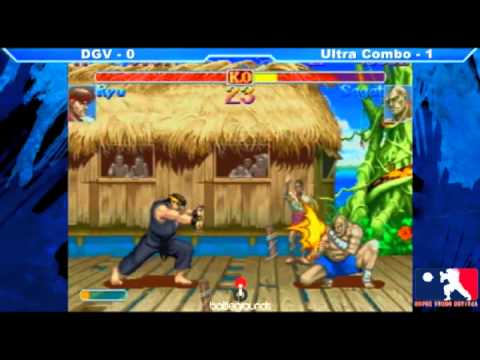 SSF2T - DGV (Ryu) Vs Ultra Combo (O.Sagat)