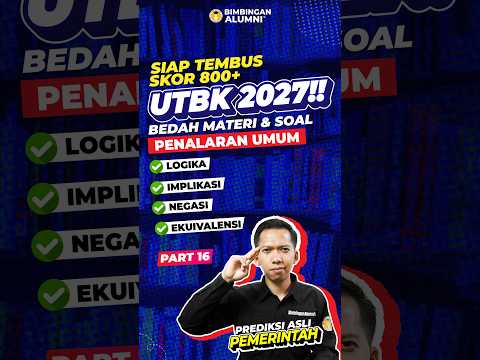 🎯 SIAP TEMBUS SKOR 800+! PU UTBK 2027 Prediksi Asli | PART 16