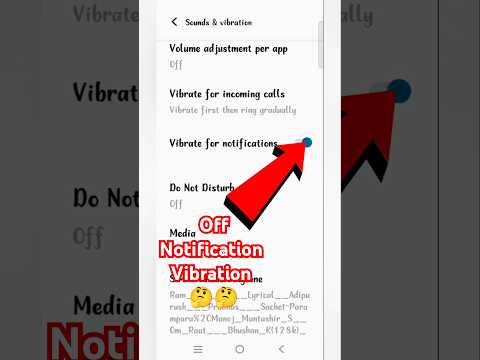 Notification Vibration Kaise Off Kare | How To Off Notification Vibration | #sorts #viral #tech