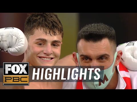 Vito Mielnicki Jr. makes quick work of Noe Lopez by third-round KO | HIGHLIGHTS | PBC ON FOX