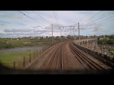 Royal Border Bridge - driver's eye view