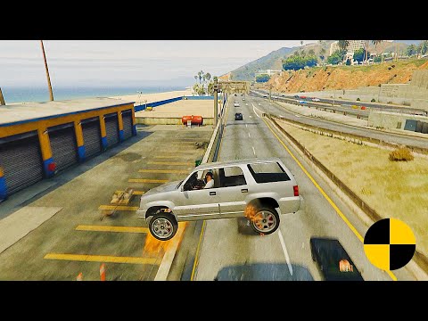 GTA 5 Real Car Crash Test V.I 66