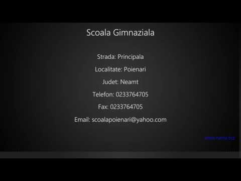 Scoala Gimnaziala Poienari