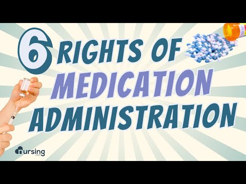 6 Rights of Medication Administration- Nursing Pharmacology