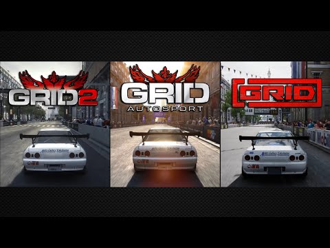 GRID 2 - GRID Autosport - GRID 2019 Comparison | Paris Arc De Triomphe - Nissan GT-R R32