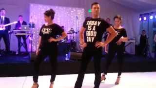 Grooms Epic Wedding Dance Off and Introduction