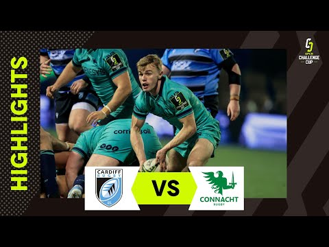 Instant Highlights - Cardiff Rugby v Connacht Rugby Round 4 | EPCR Challenge Cup 2024/25