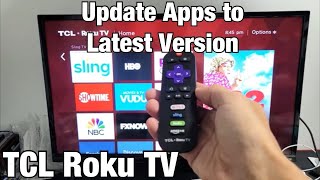 TCL Roku TV: How to Update Apps to Latest Software Version
