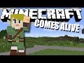 RUNNING AWAY! Minecraft Comes Alive ...