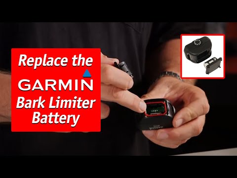 How to Replace the Garmin Bark Limiter Battery