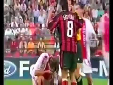 Milan vs Ajax Gattuso knocking Zlatan