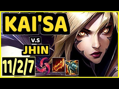 LODIK (KAI'SA) vs JHIN - 11/2/7 KDA BOTTOM ADC GAMEPLAY - EUW Ranked GRANDMASTER