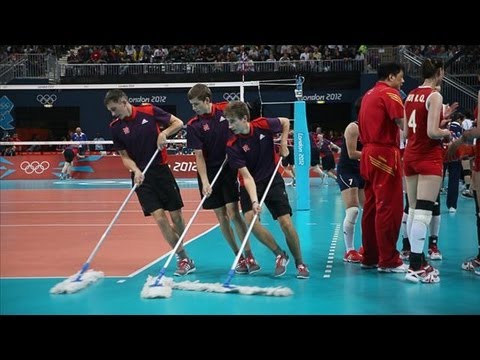 At the Olympics, Their Job Is 'No Sweat'