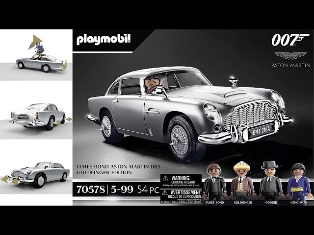 Vídeo relacionado con PLAYMOBIL 70578 James Bond Aston Martin DB5 Edición Goldfinger, para Fans de James Bond, Coleccionistas y Niños de 5 a 99 años