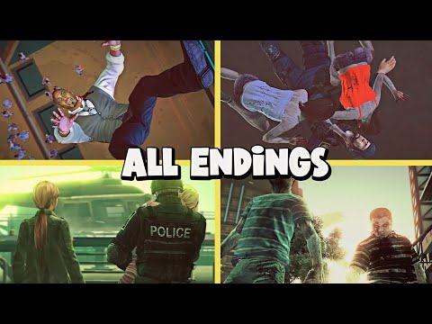 ALL ENDINGS - DEAD RISING 2 [HD]