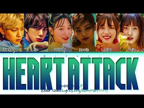 [Request #163] How would MixedGroup sing 'Heart Attack' (Color Coded Eng/Rom/Han/가사)