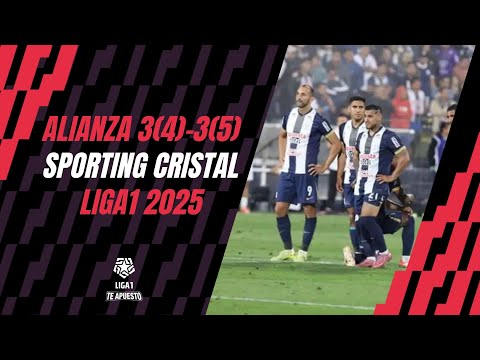 PARTIDO COMPLETO | Alianza Lima 3-3 Sporting Cristal por los Playoffs 2025 de la Liga1
