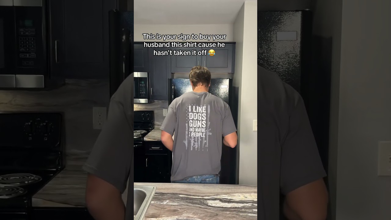 LINK ON BIO 🎯🛒 This is your sign to buy your husband this shirt cause he hasn't taken it off #funny