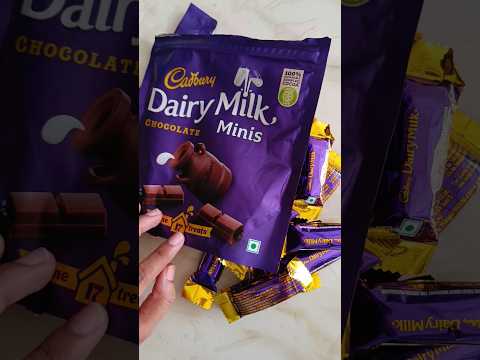 Cadbury Dairy Milk Minis😍 17 Treats #chocolate #food#2023 #youtubeshorts #shorts