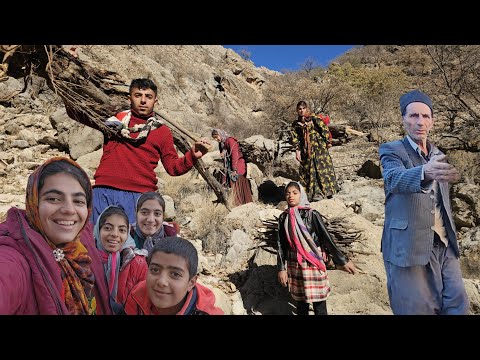 🌿 Mountain Adventure with Friends! Wood Collecting, Fishing & Village Life 🏔️