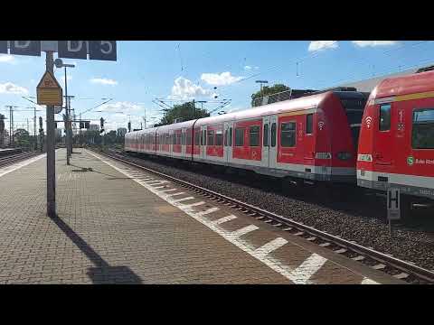Ankunft S4 nach Kronberg (Taunus) am Bahnhof Frankfurt Süd