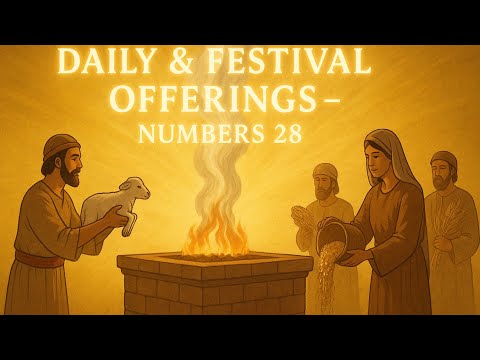 Daily Offerings & Festival Sacrifices | Numbers 28 Bible Story Explained